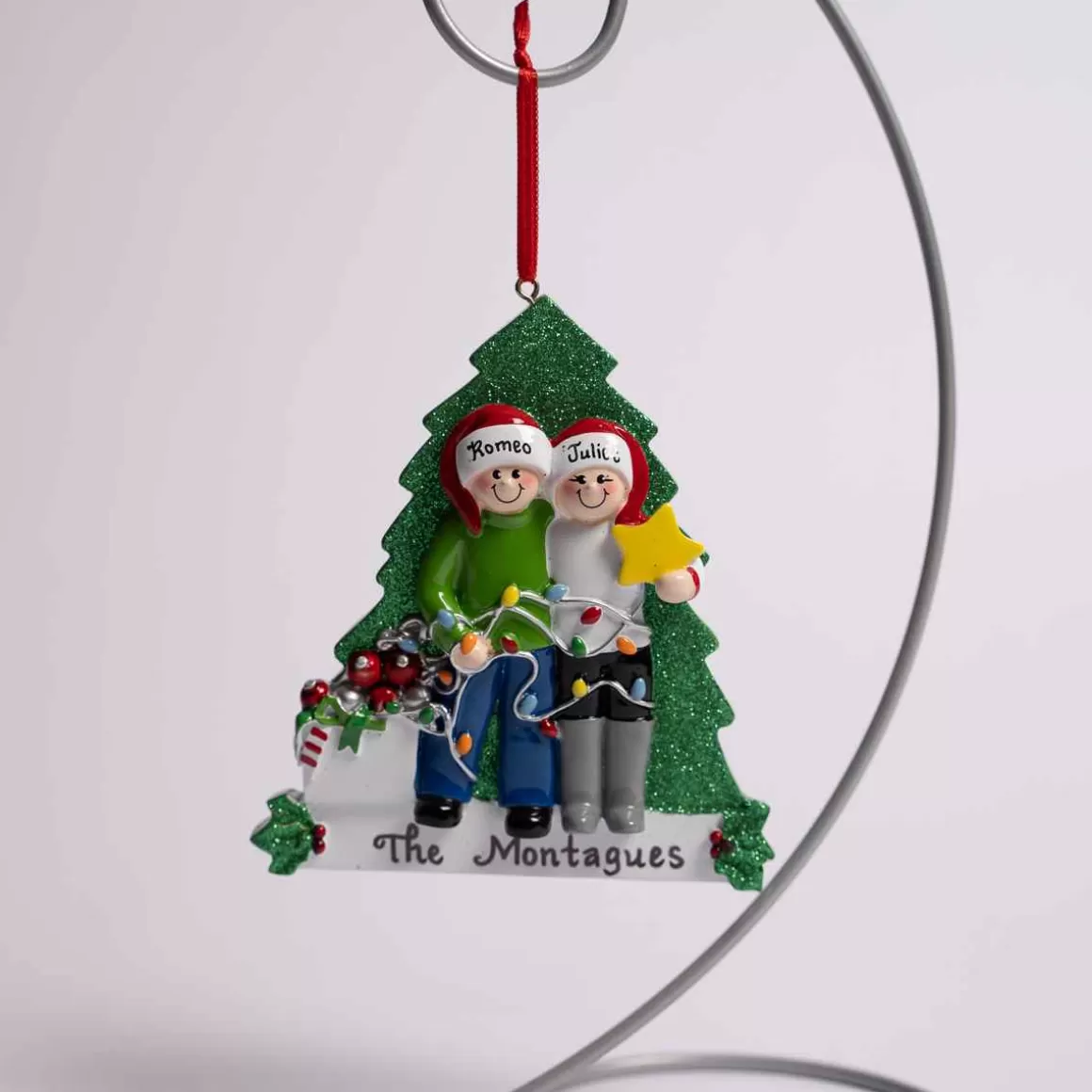 Christmas Place Couple Decorating Tree Flash Sale