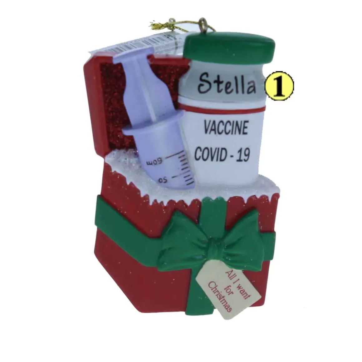 Christmas Place Covid-19 Gift Box Ornament Cheap