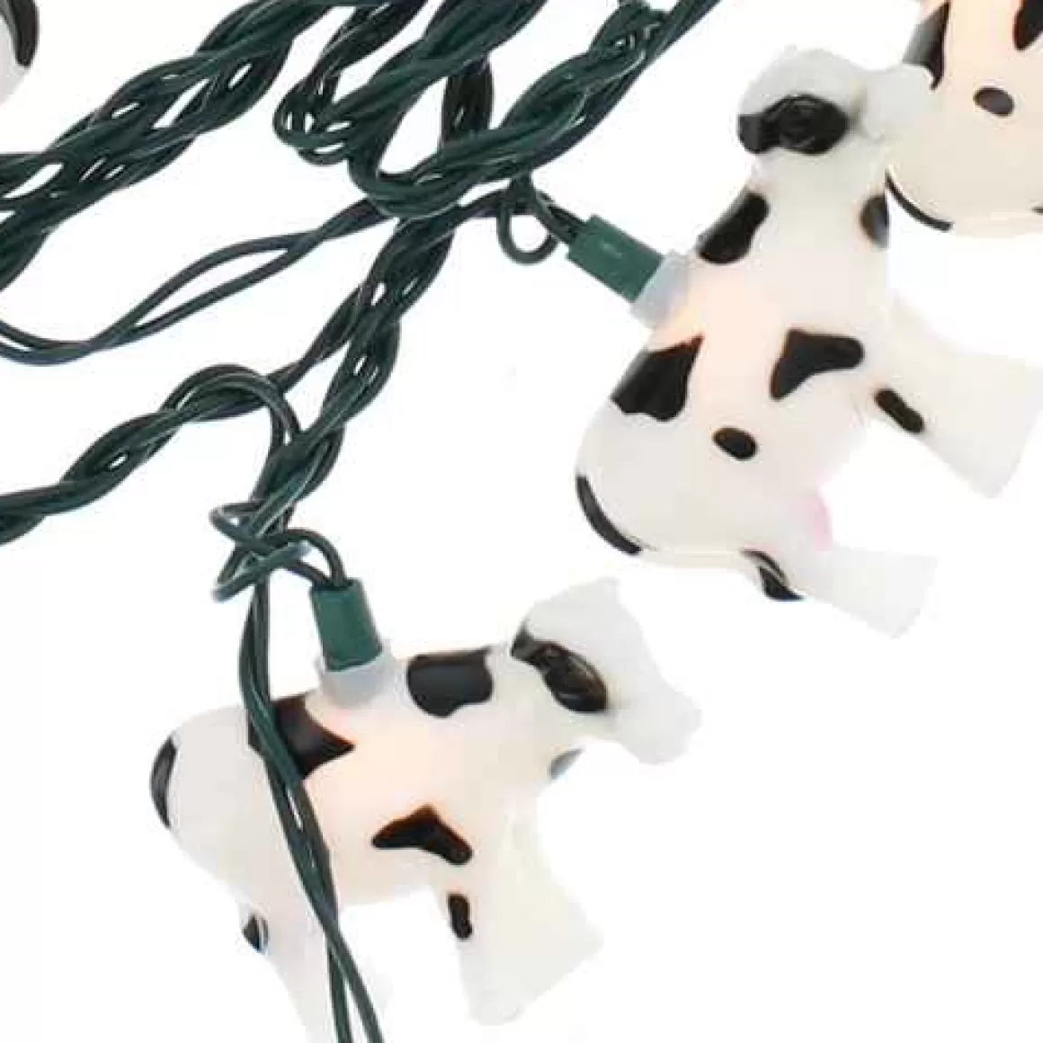 Christmas Place Cow Light Set Best