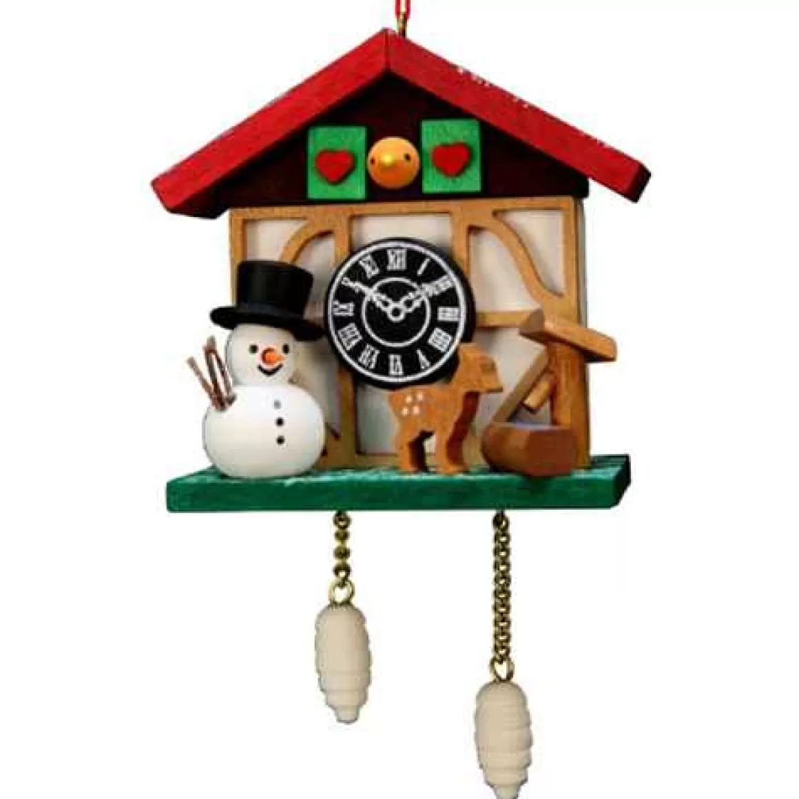 Christmas Place Cuckoo Clock Ornament Online