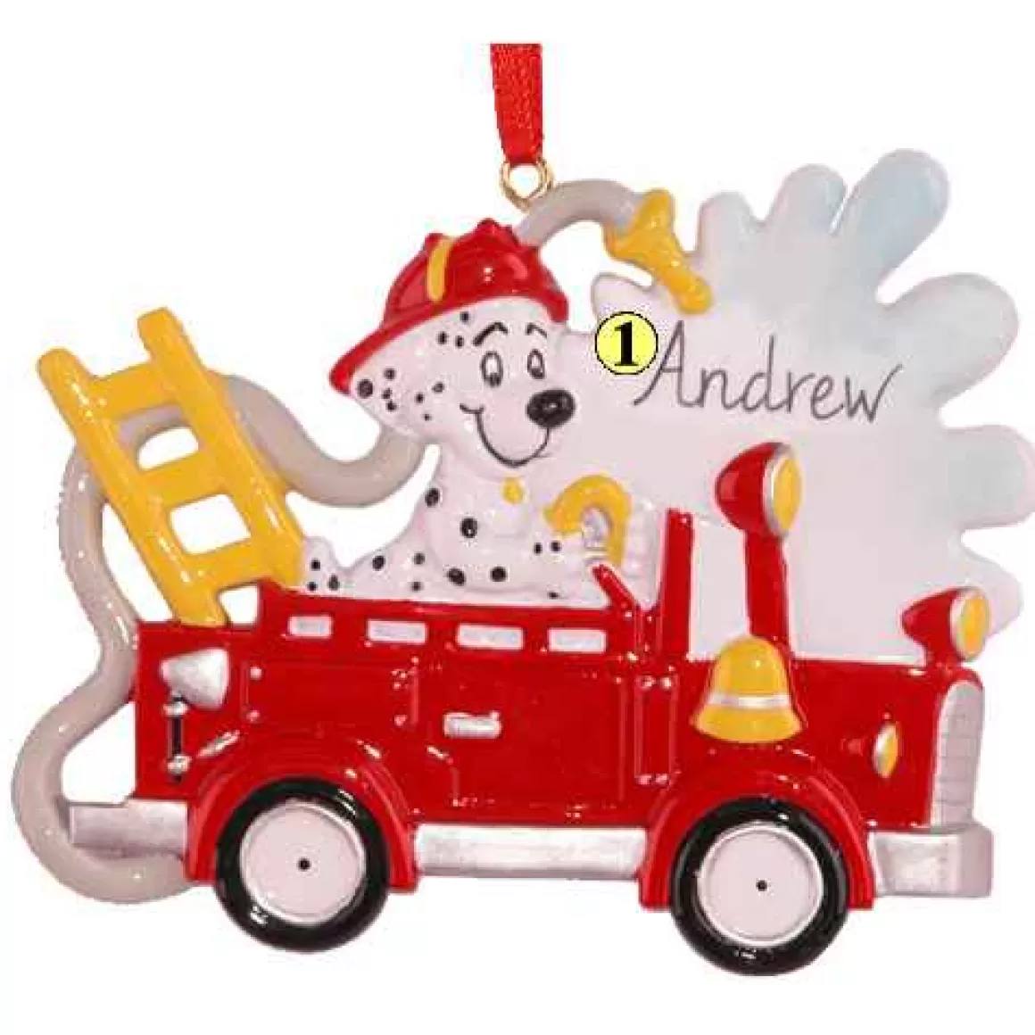 Christmas Place Dalmation Fire Engine Store