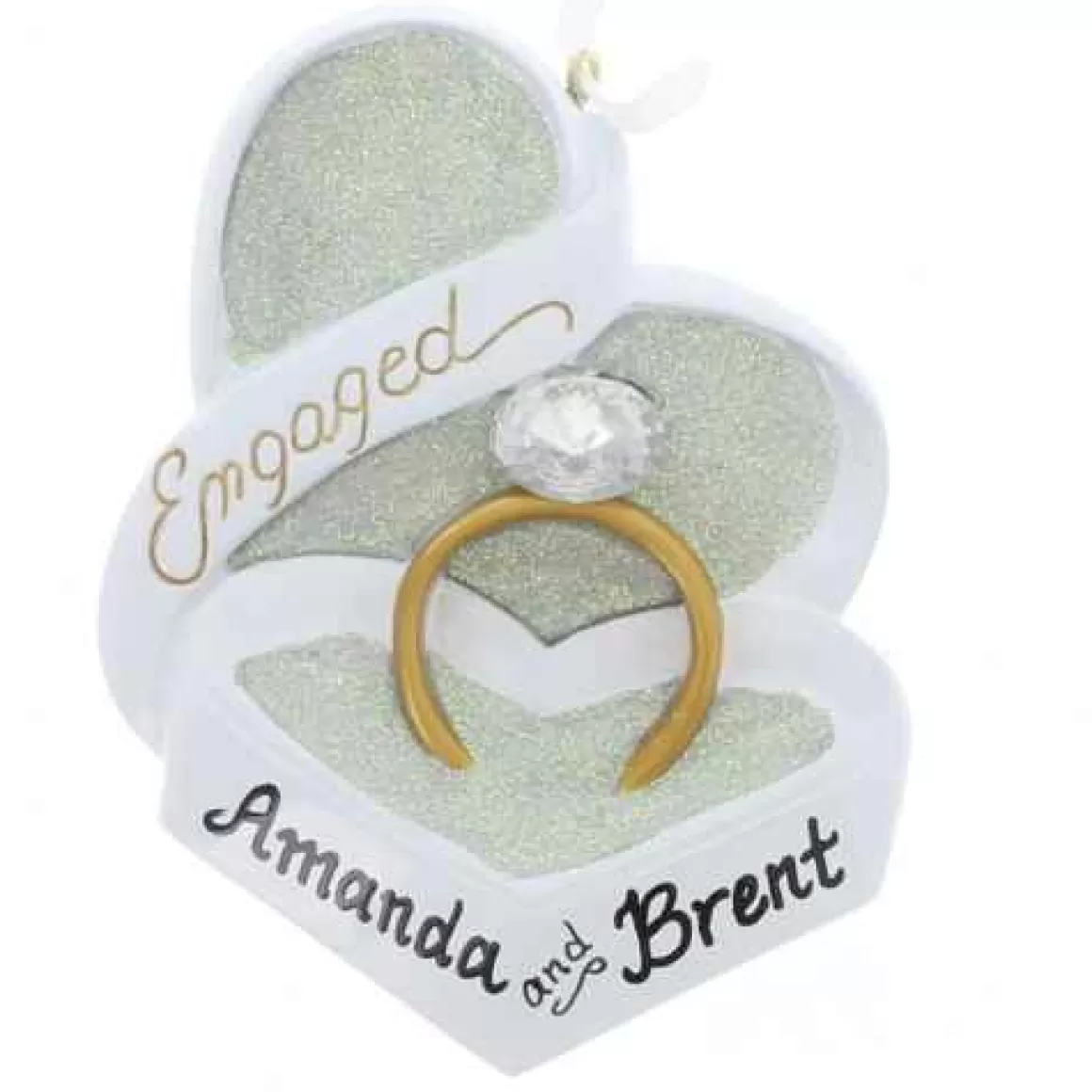 Christmas Place Engaged Ornament Cheap