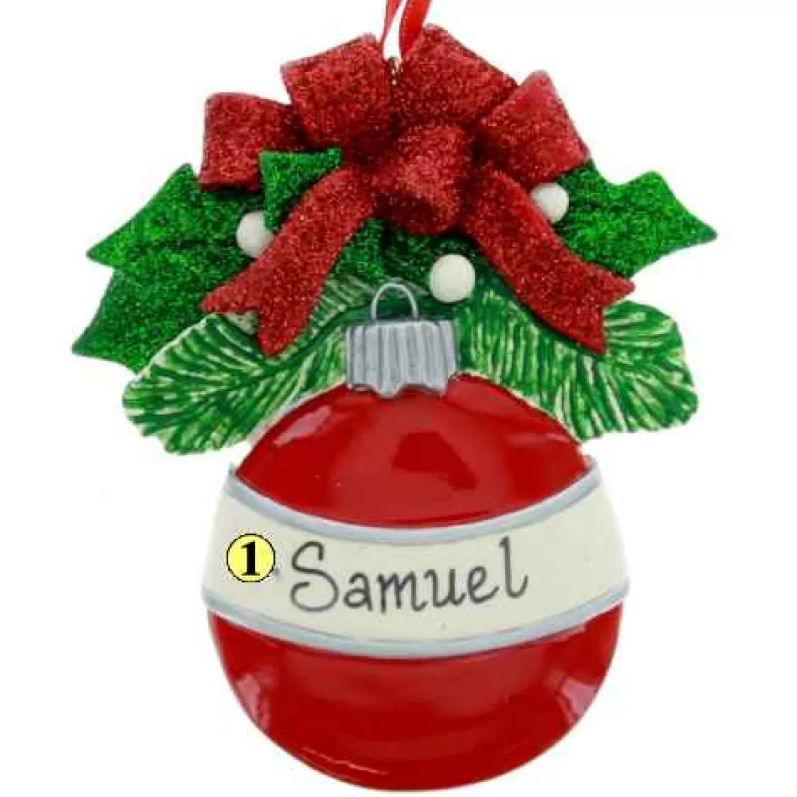 Christmas Place Fancy Red Ornament Flash Sale