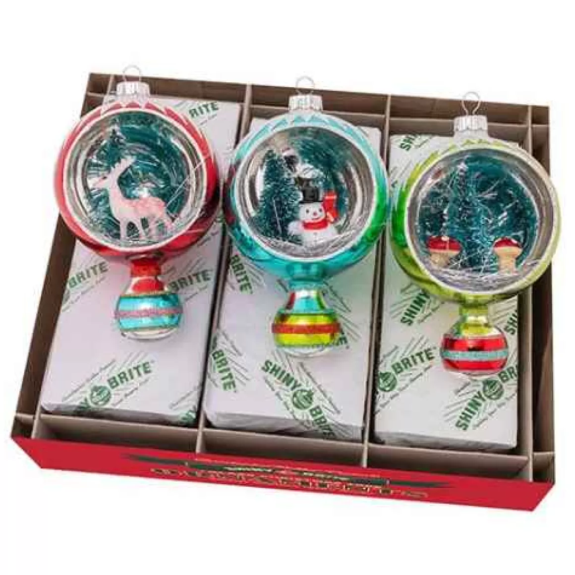 Christmas Place Ff 3 Ct 4.25" Scene Rounds Best Sale