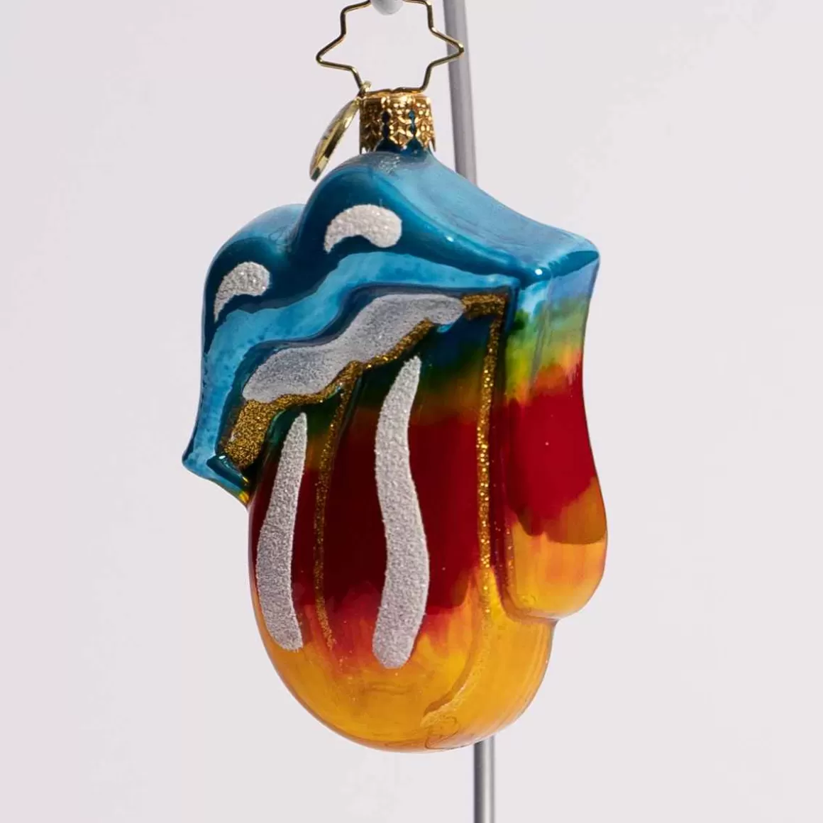 Christmas Place Forty Licks Rolling Stones Glass Gem Ornament Store