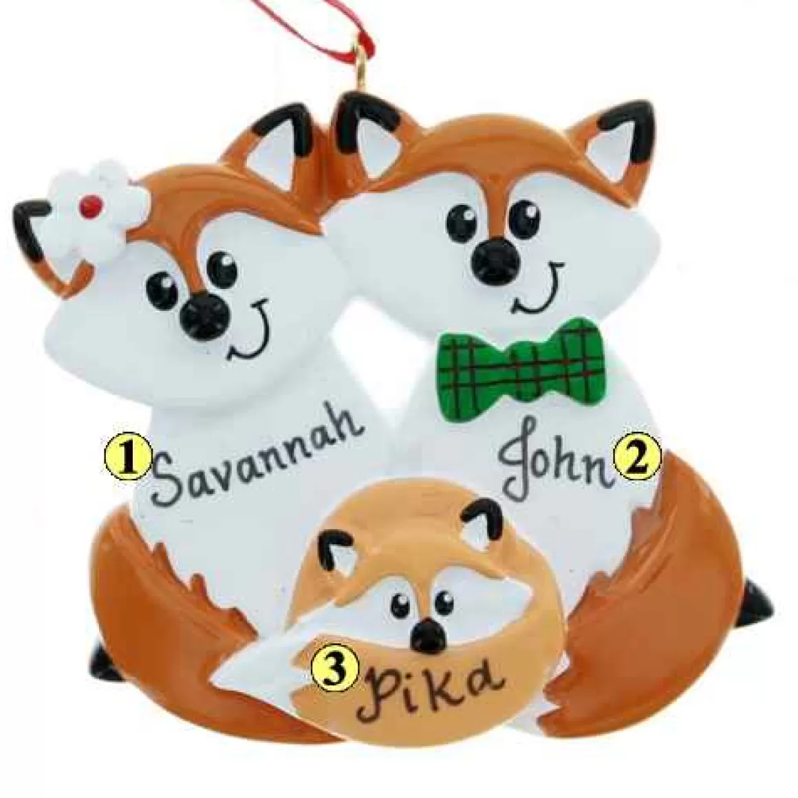 Christmas Place Fox Family Of 3 Online