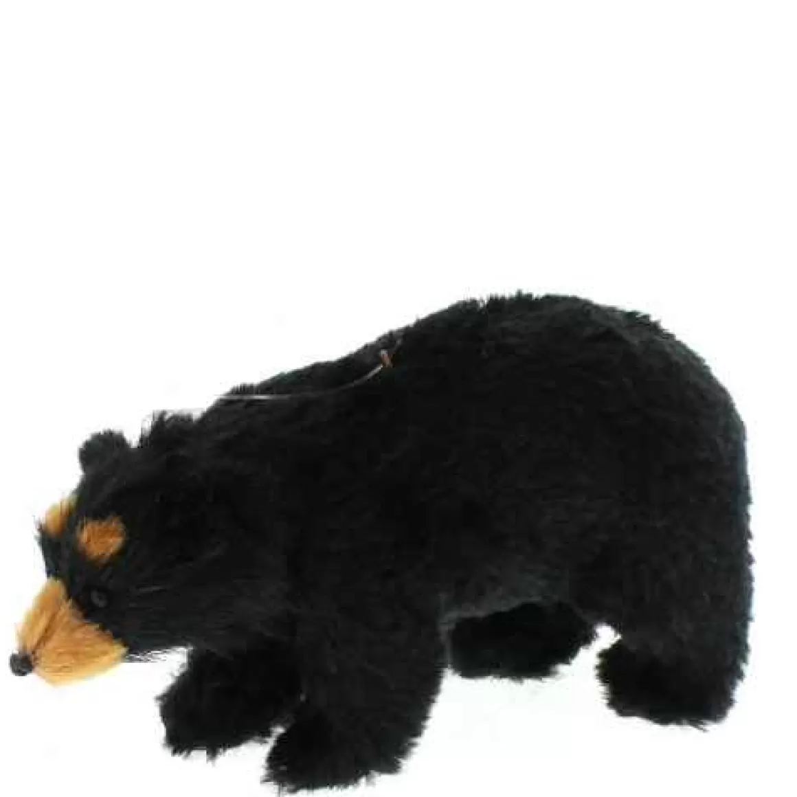 Christmas Place Fur Black Bear Ornament Shop