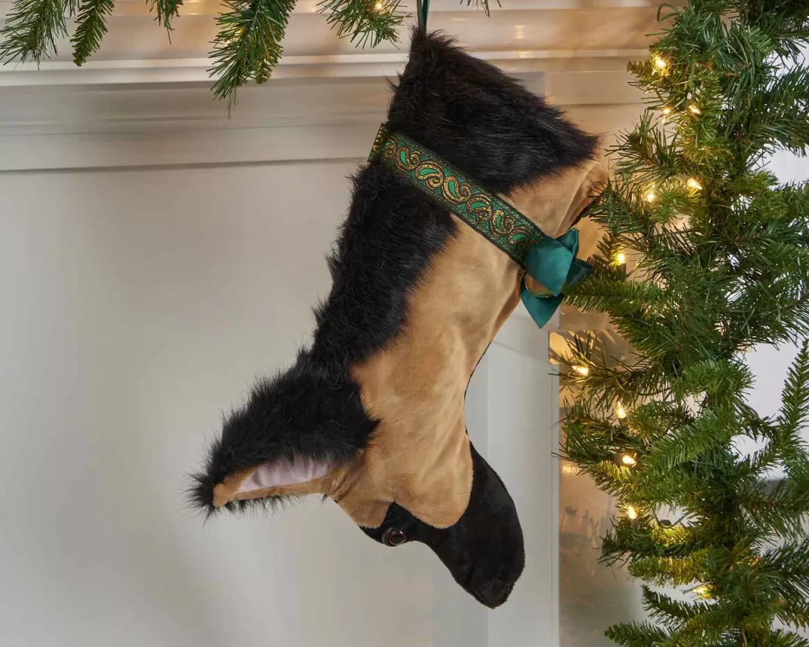 Christmas Place German Shepherd Stocking Cheap