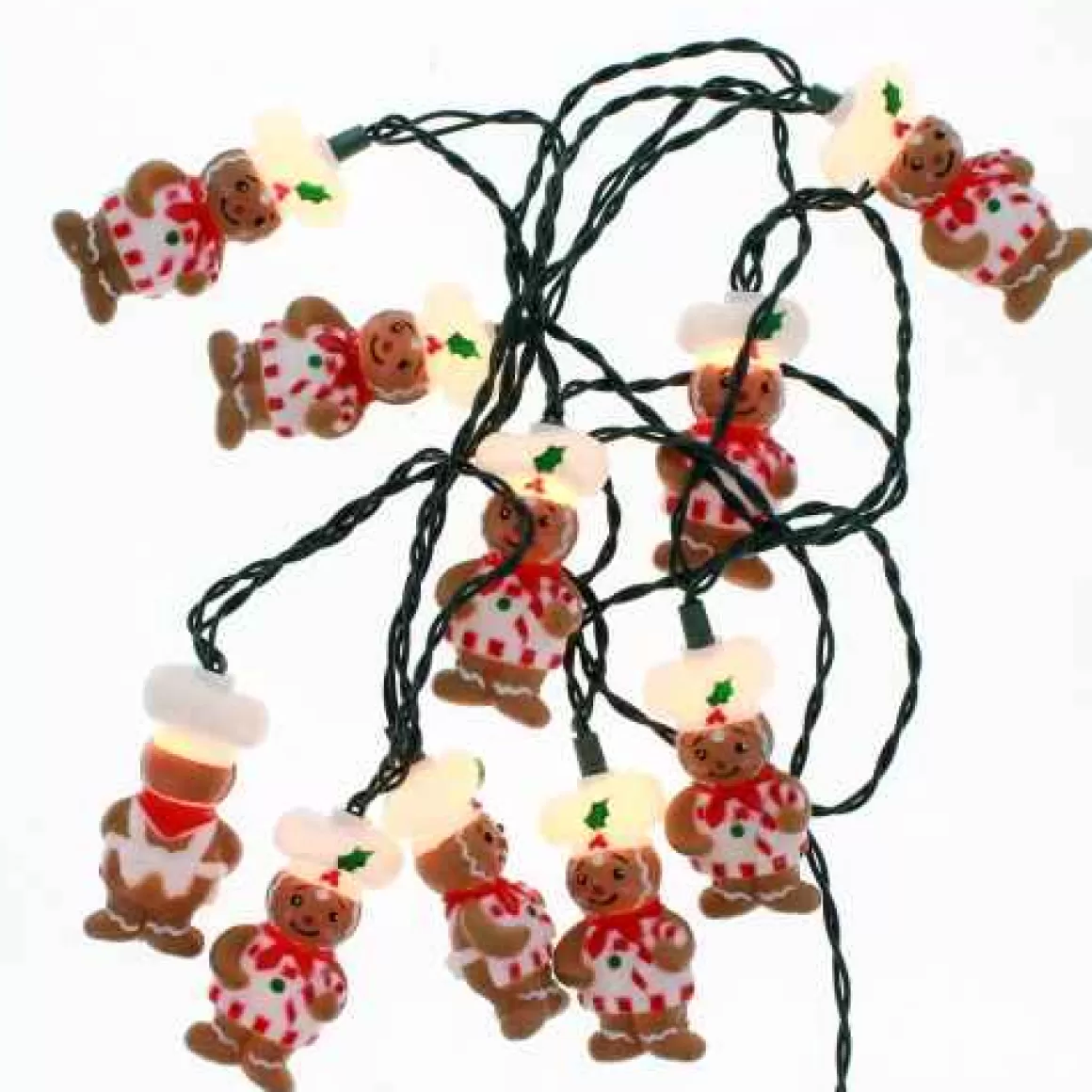 Christmas Place Gingerbread Chef Light Set Hot