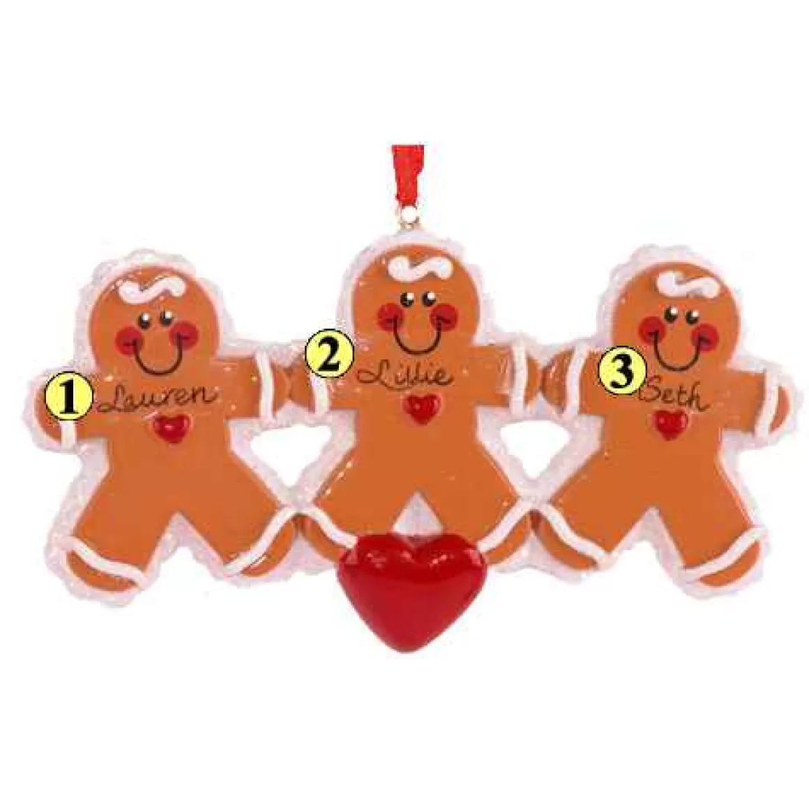 Christmas Place Gingerbread Family Of 3 Flash Sale