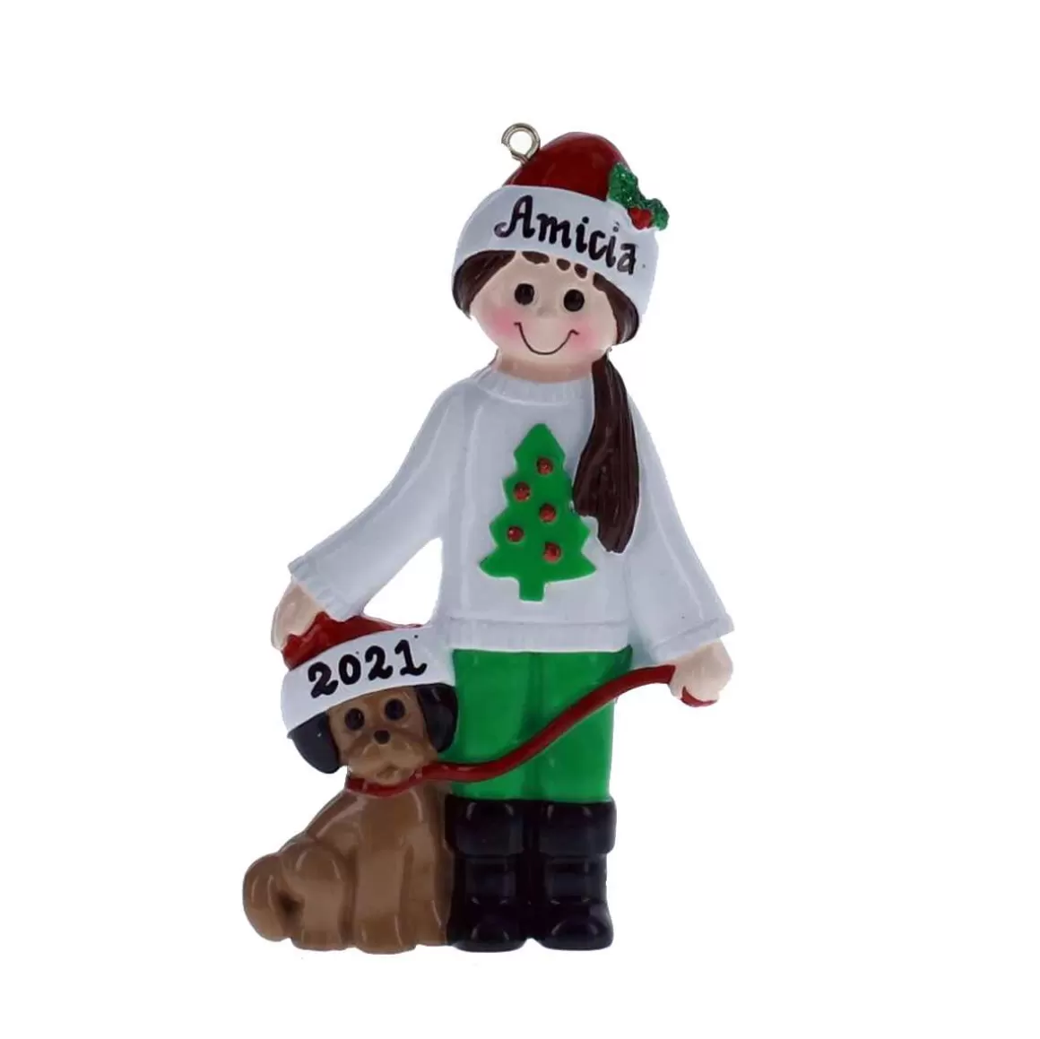 Christmas Place Girl Pals With Dog Fashion