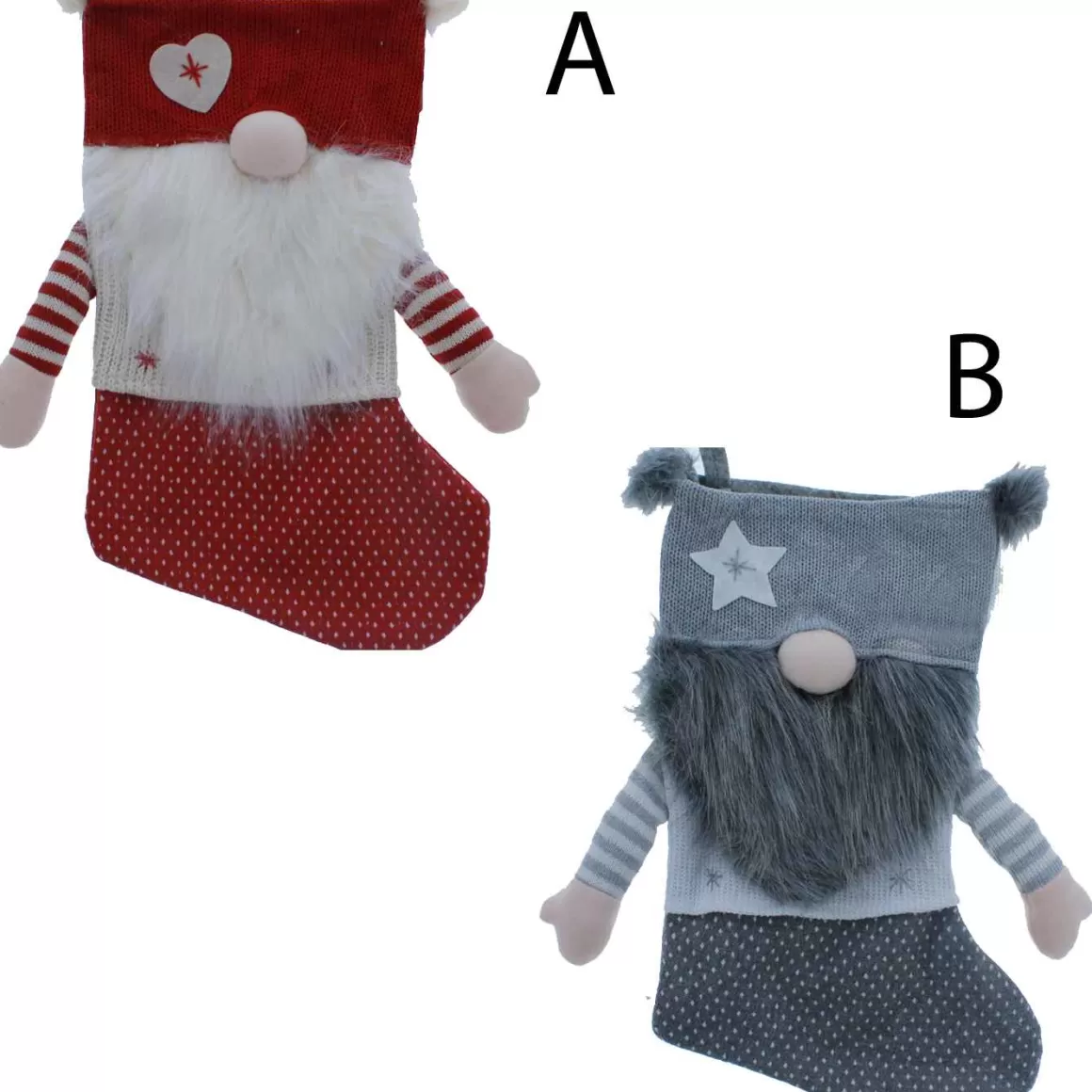 Christmas Place Gnome With Beard Stocking Best Sale