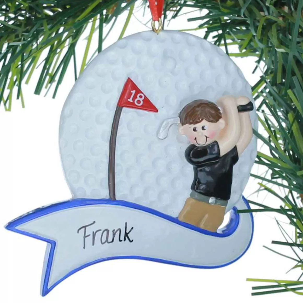 Christmas Place Golf Boy Ornament Store