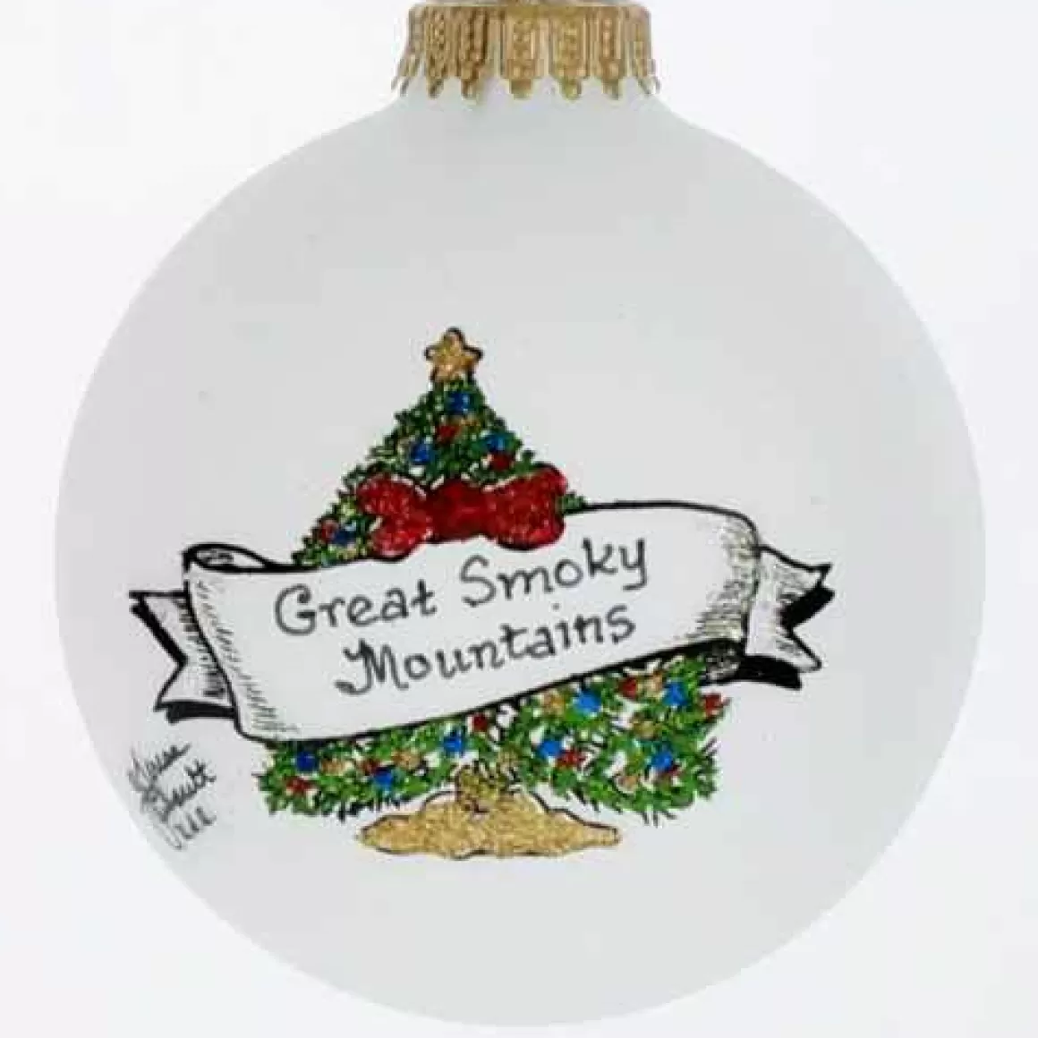 Christmas Place Great Smoky Mountains Christmas Tree Ornament Flash Sale