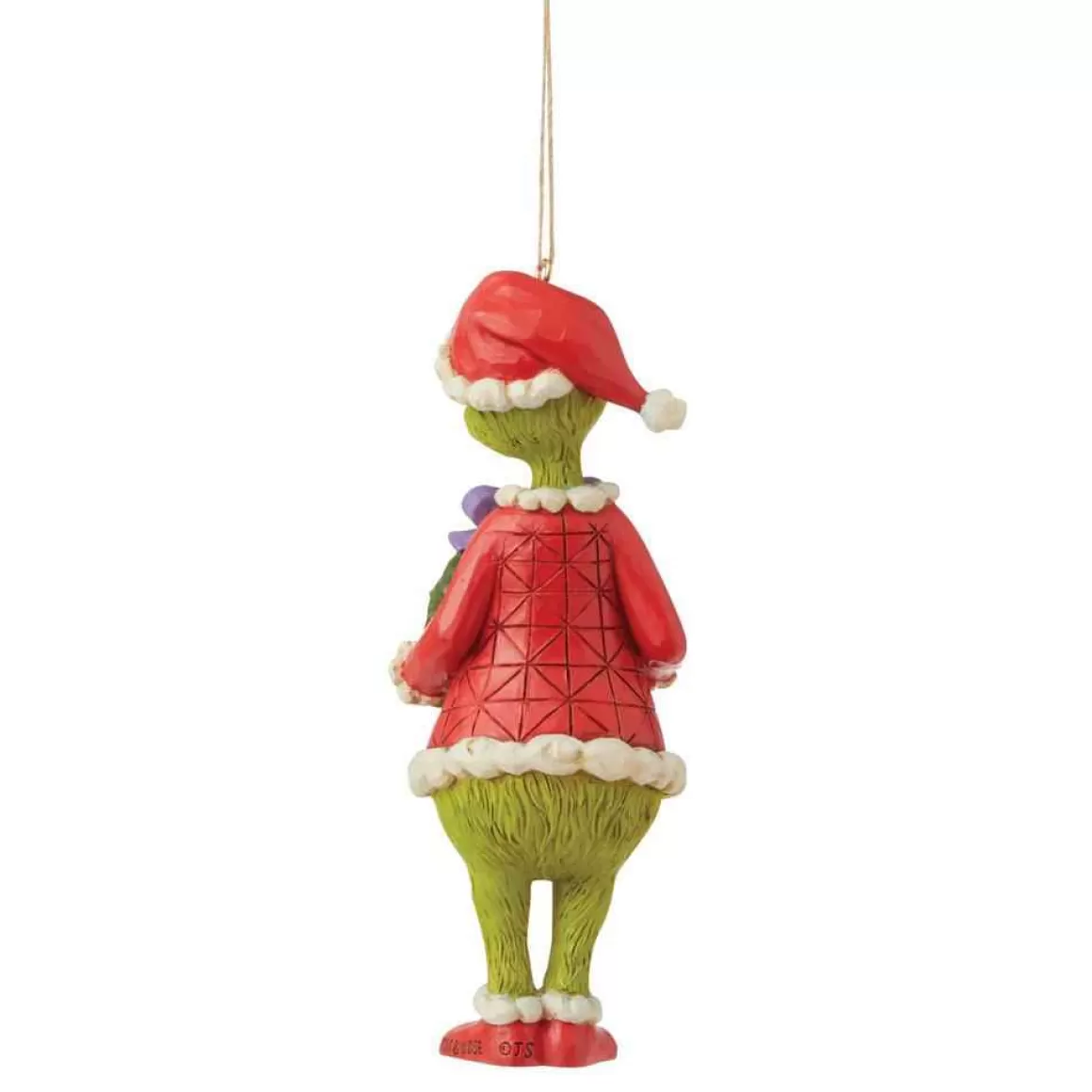 Christmas Place Grinch Holding Wreath Ornament Best