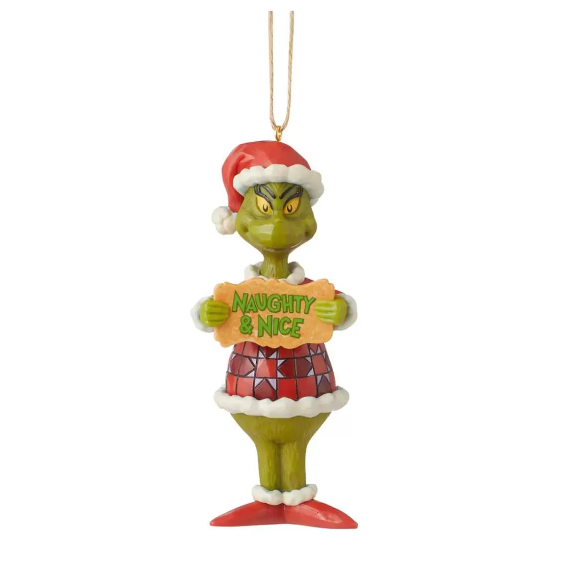 Christmas Place Grinch Naughty Nice Ornament Best Sale