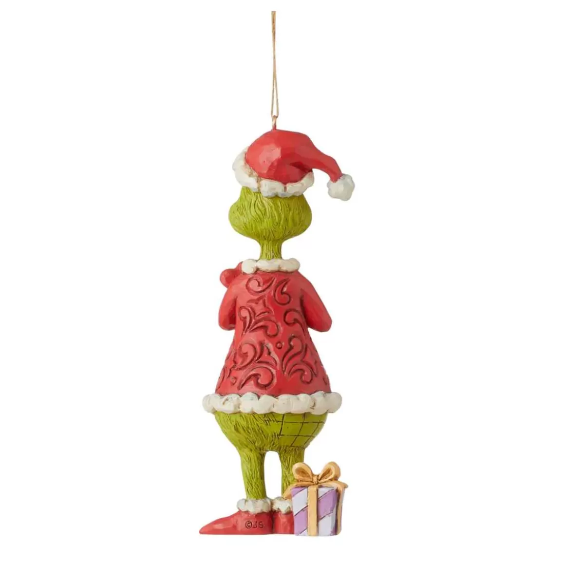 Christmas Place Grinch With Large Heart Ornament Online