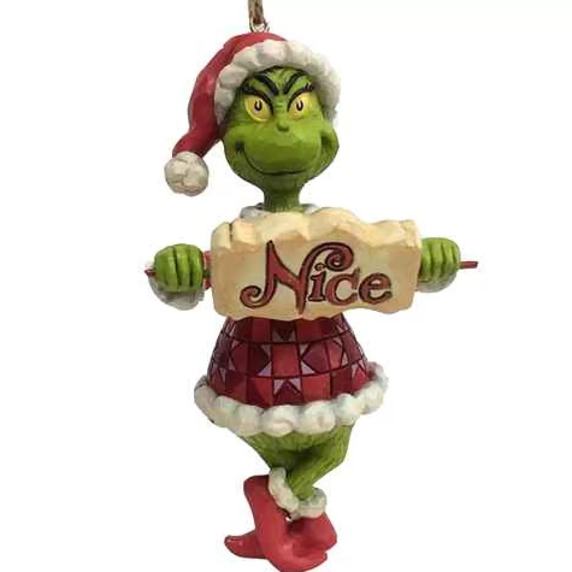 Christmas Place Grinch With Naughty And Nice Sign Online