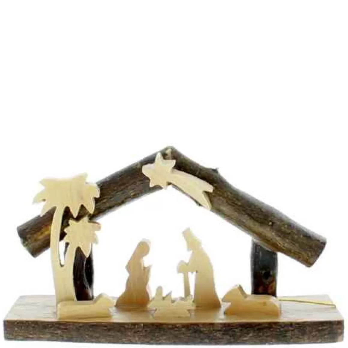 Christmas Place Holy Family Bark Ornament Outlet