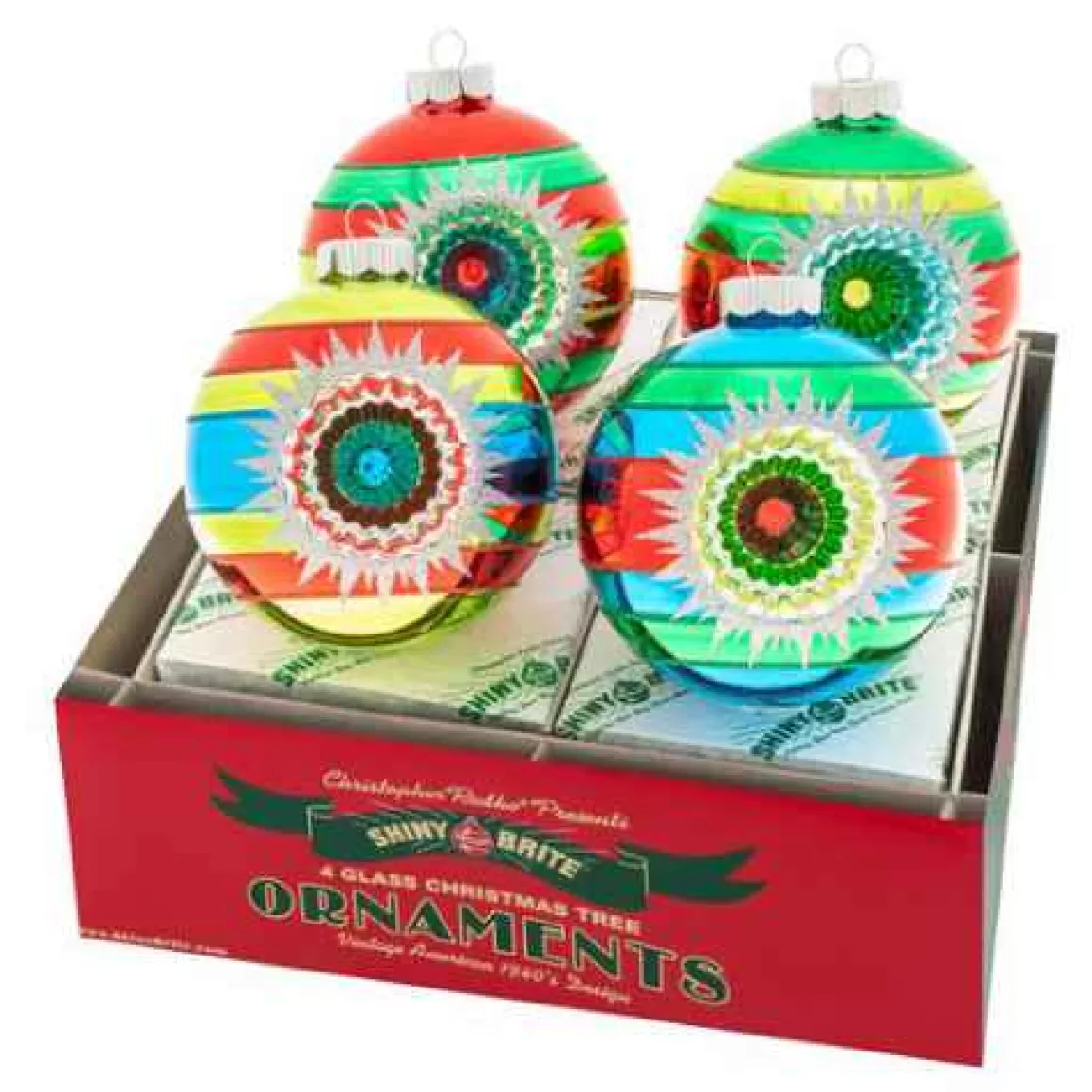 Christmas Place Hs 4 Ct 4" Rounds With Reflector Online