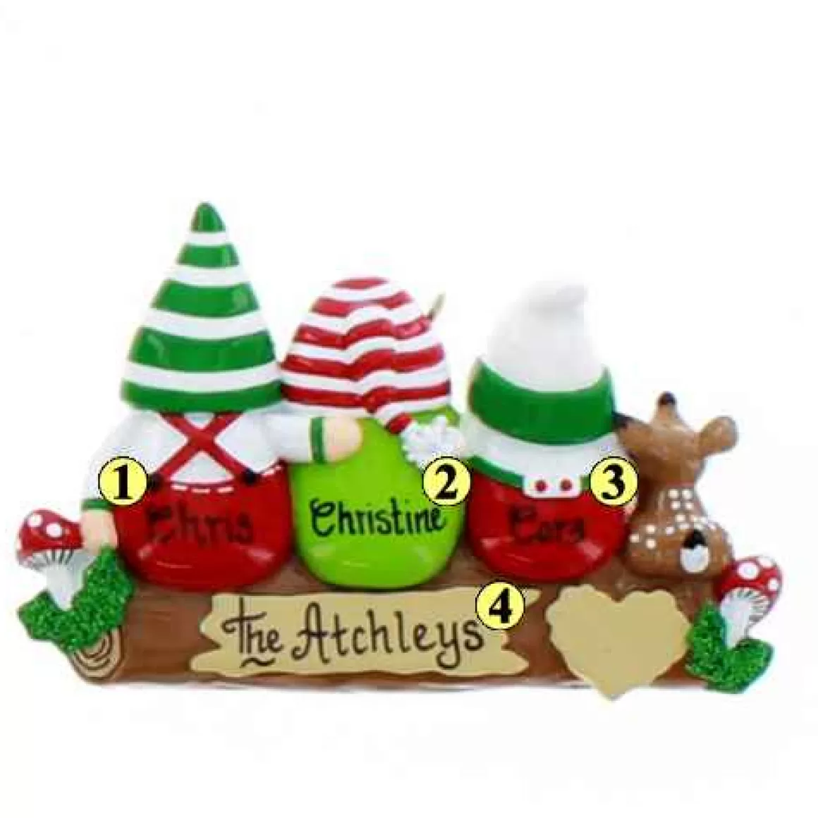 Christmas Place Idle Gnomes Family Of 3 Fashion