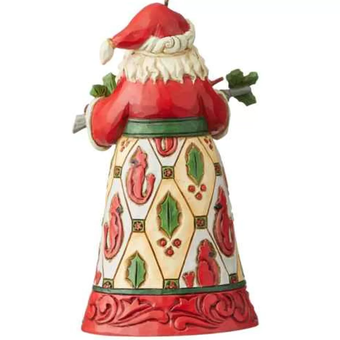 Christmas Place Jim Shore Santa With Cardinals Ornament Hot