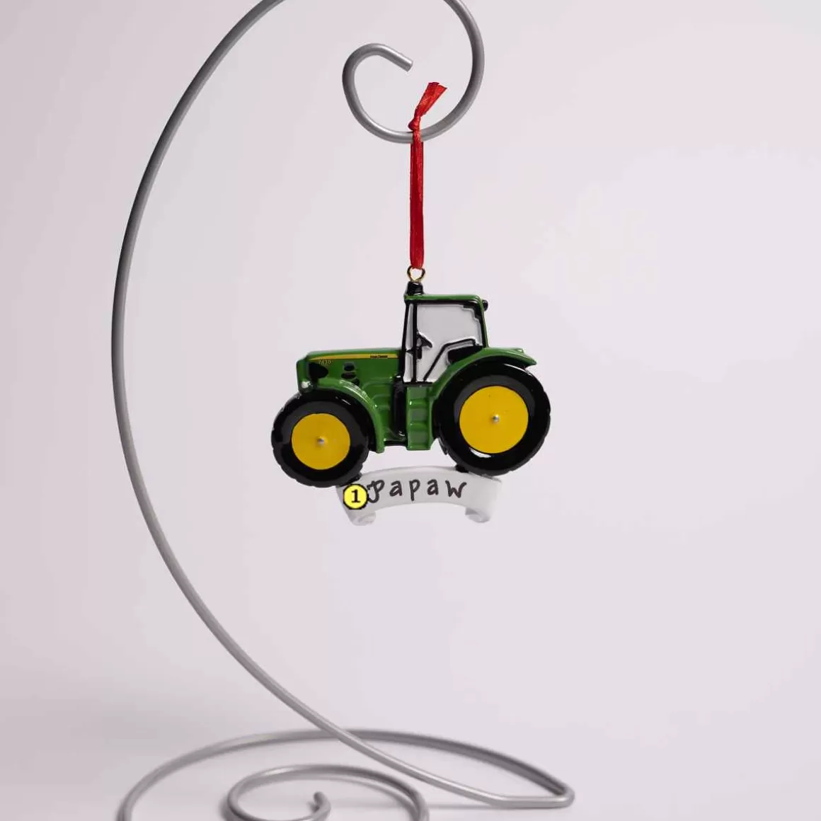 Christmas Place John Deere Tractor Ornament Clearance