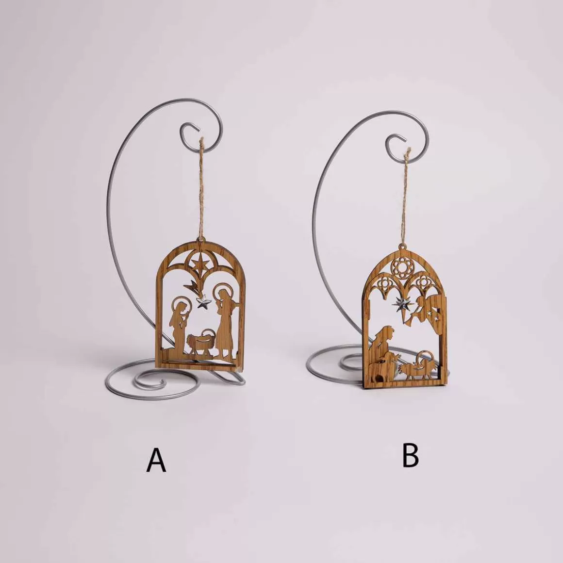 Christmas Place Laser Cut Nativity Ornament Clearance