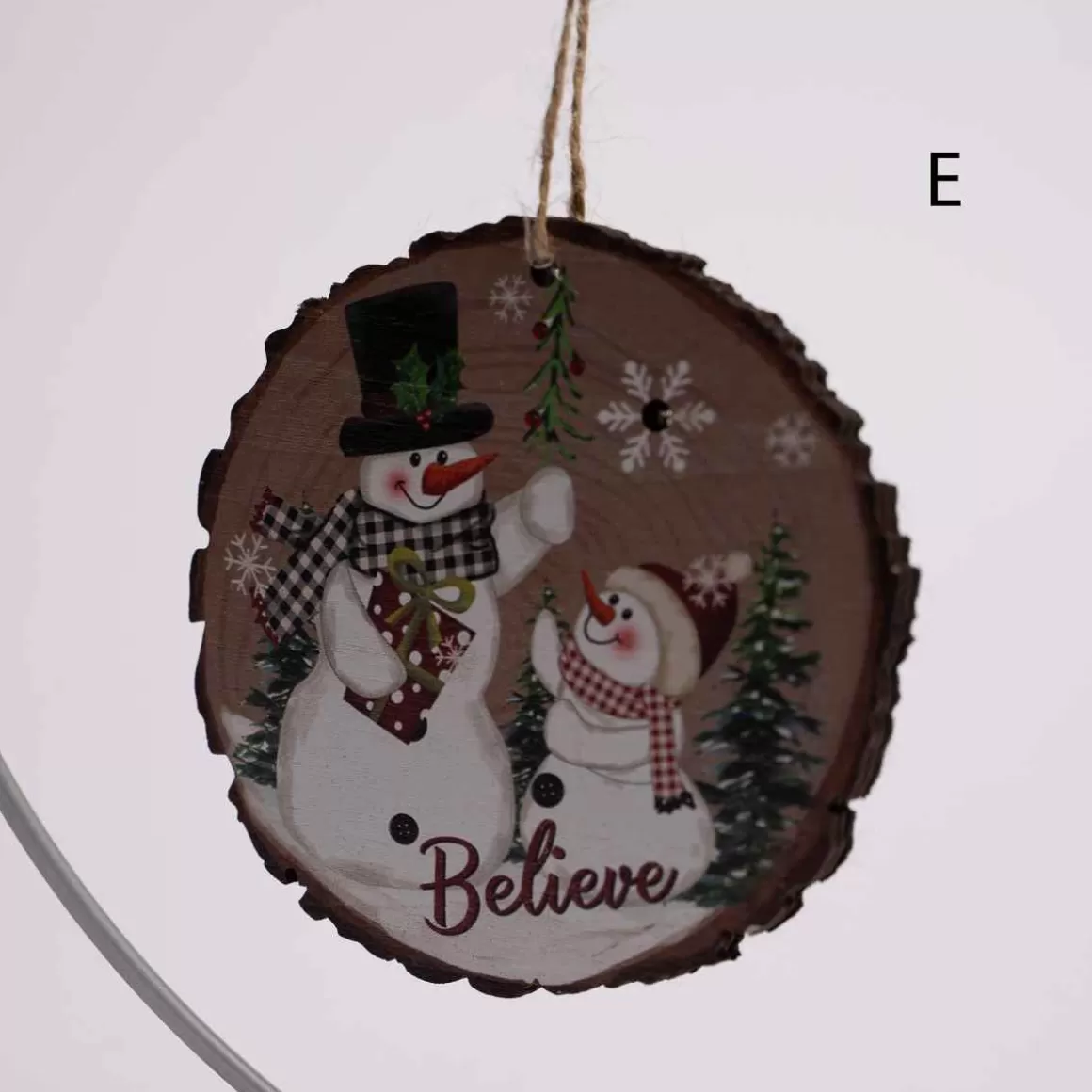 Christmas Place Lighted Snowman Ornament Discount