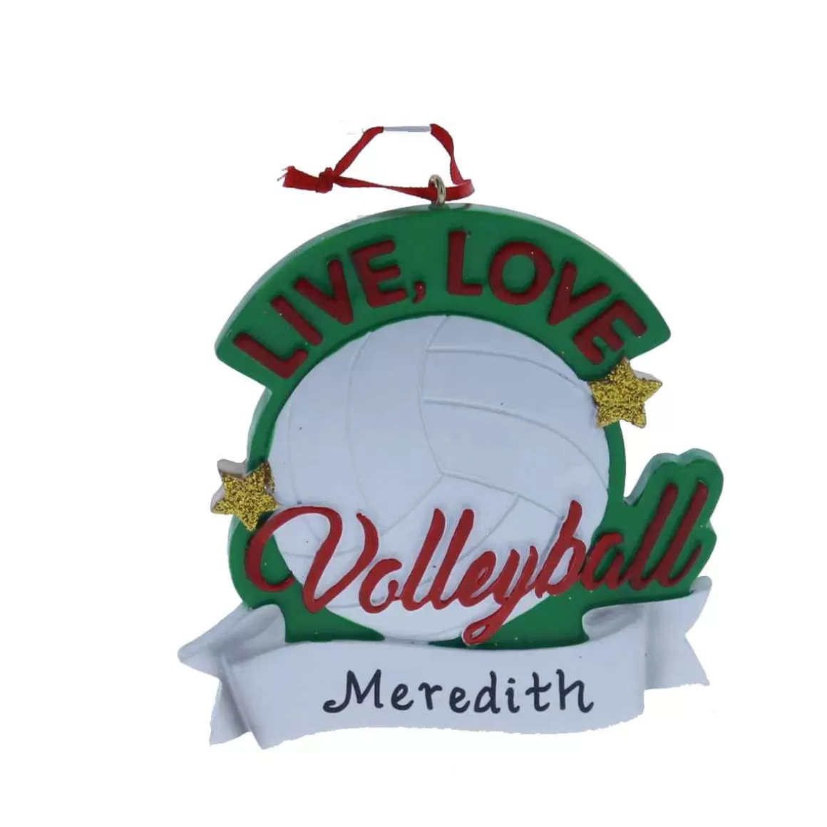 Christmas Place Live Love Volleyball Ornament Best Sale