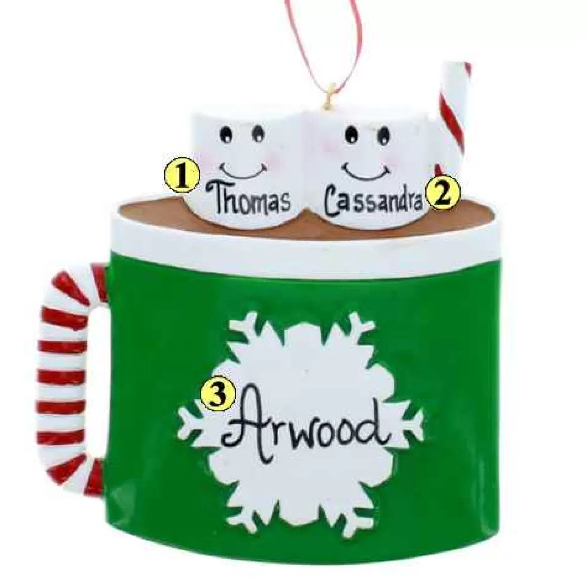 Christmas Place Marshmallow Mug Family Of 2 Cheap