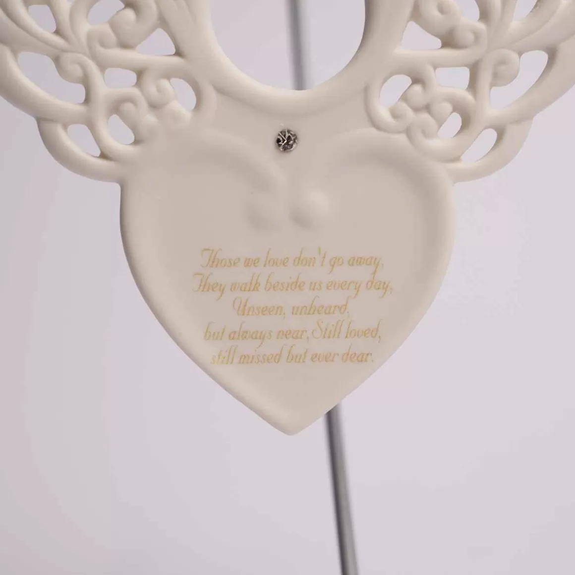 Christmas Place Memorial Wings And Heart With Verse Ornament Sale