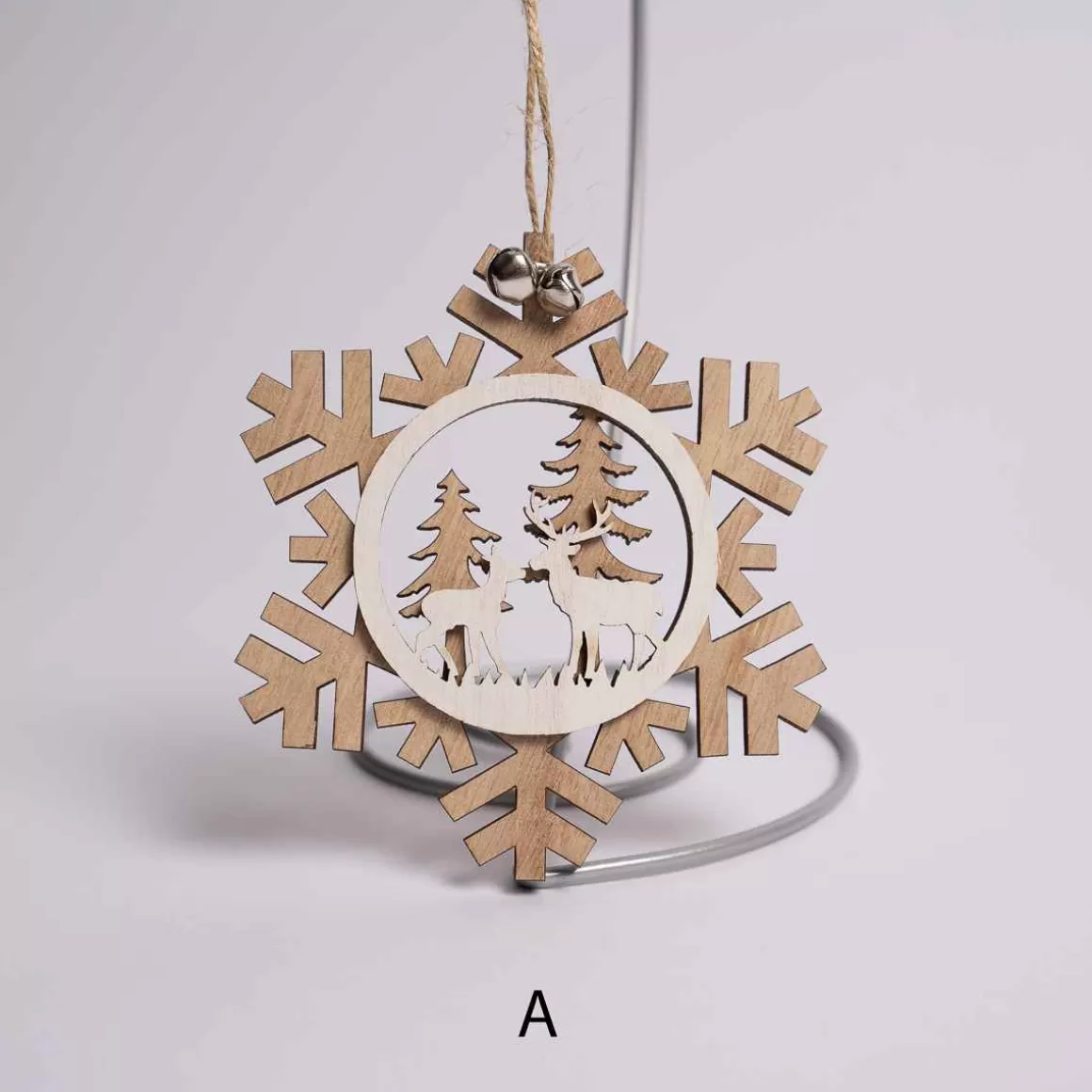 Christmas Place Natural Wood Snowflake Best Sale