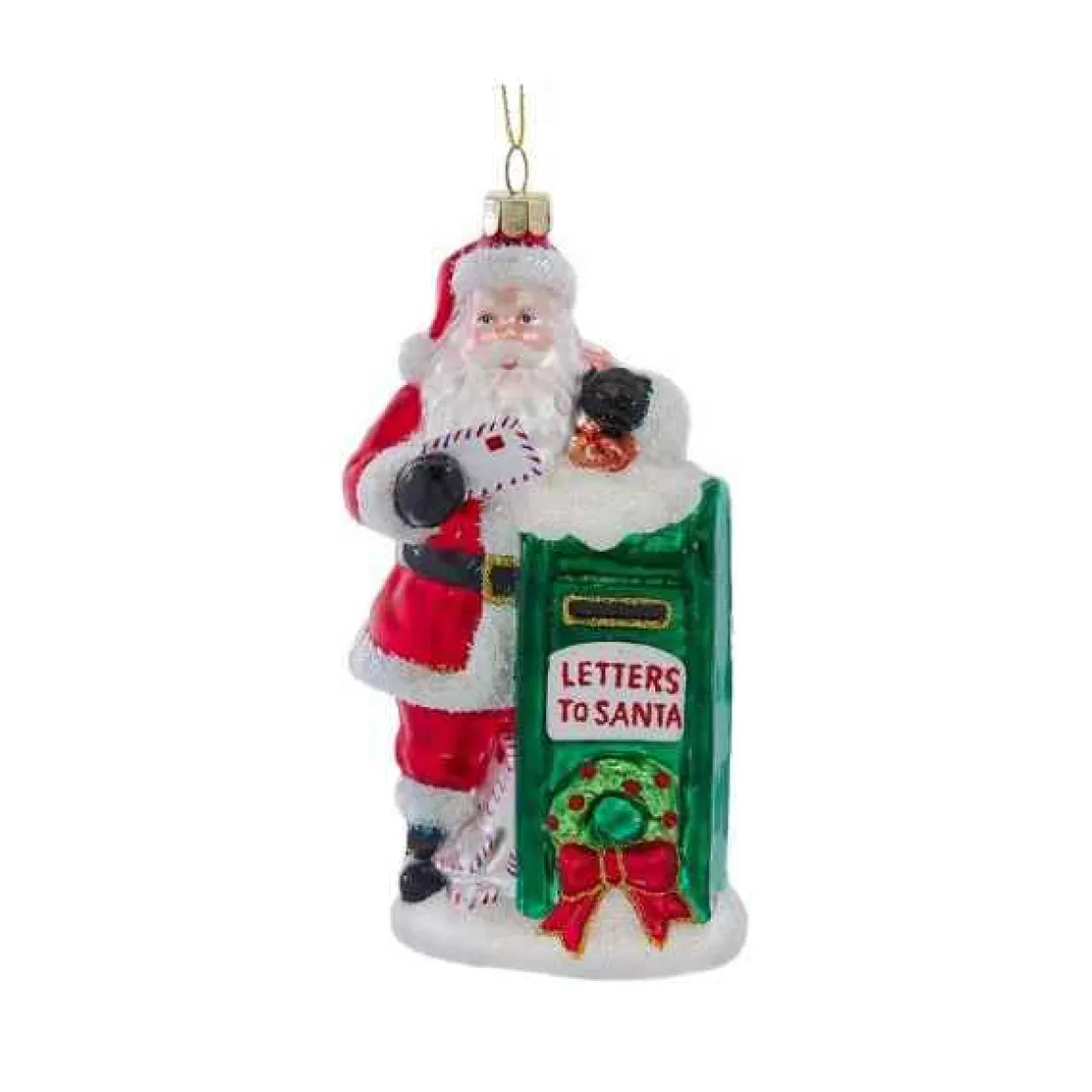 Christmas Place Noble Gems Santa With Mailbox Ornament Shop