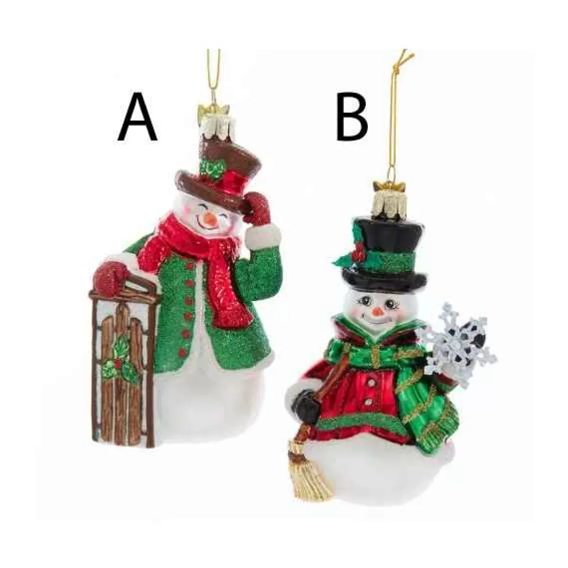 Christmas Place Noble Gems Snowman Ornament Hot