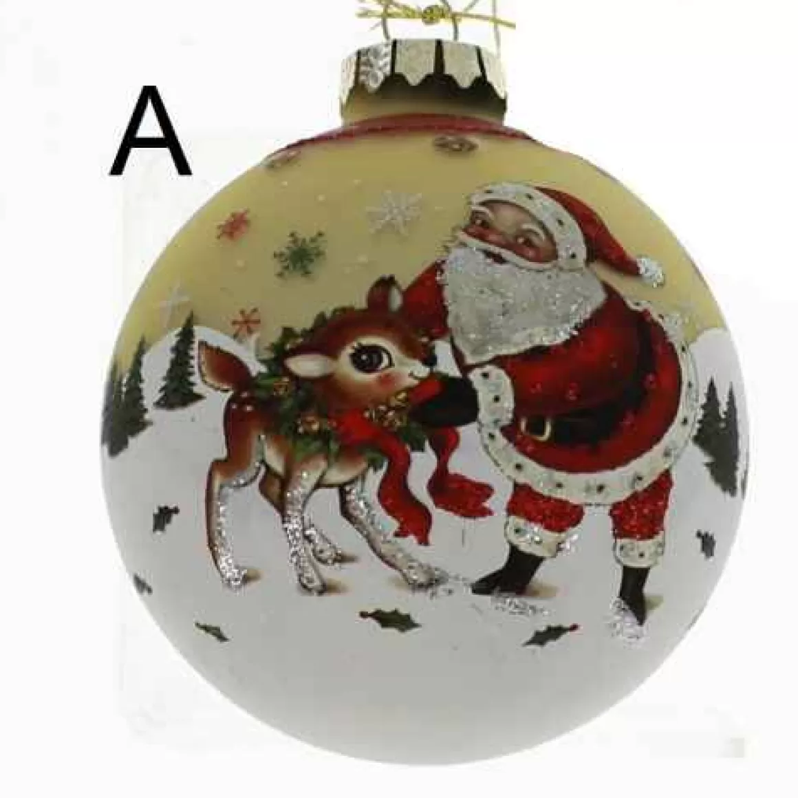 Christmas Place Nostalgic Glass Ornament Cheap