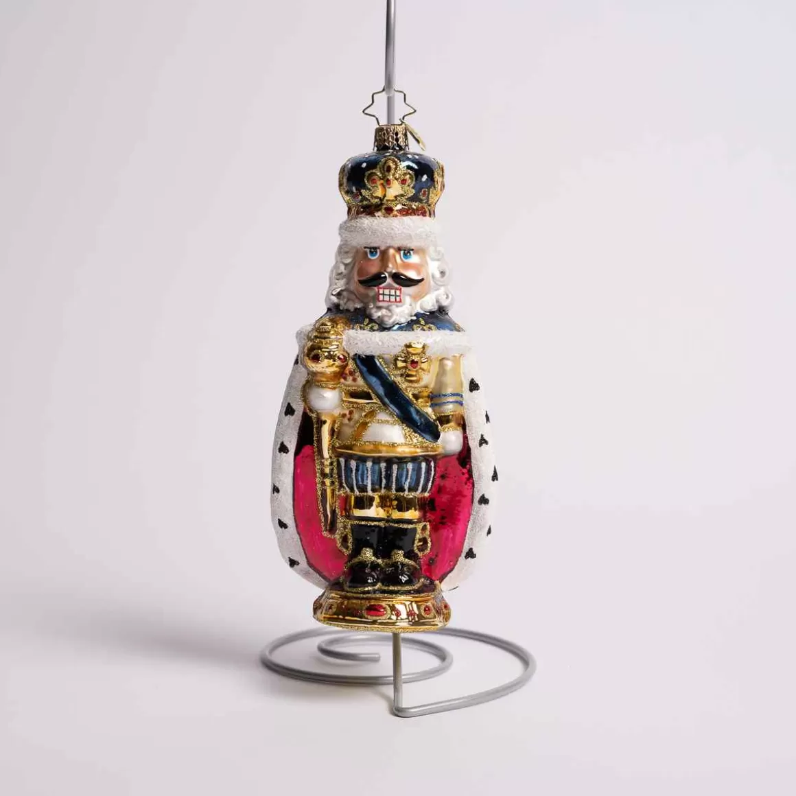 Christmas Place Nutcracking Royalty Glass Ornament Outlet