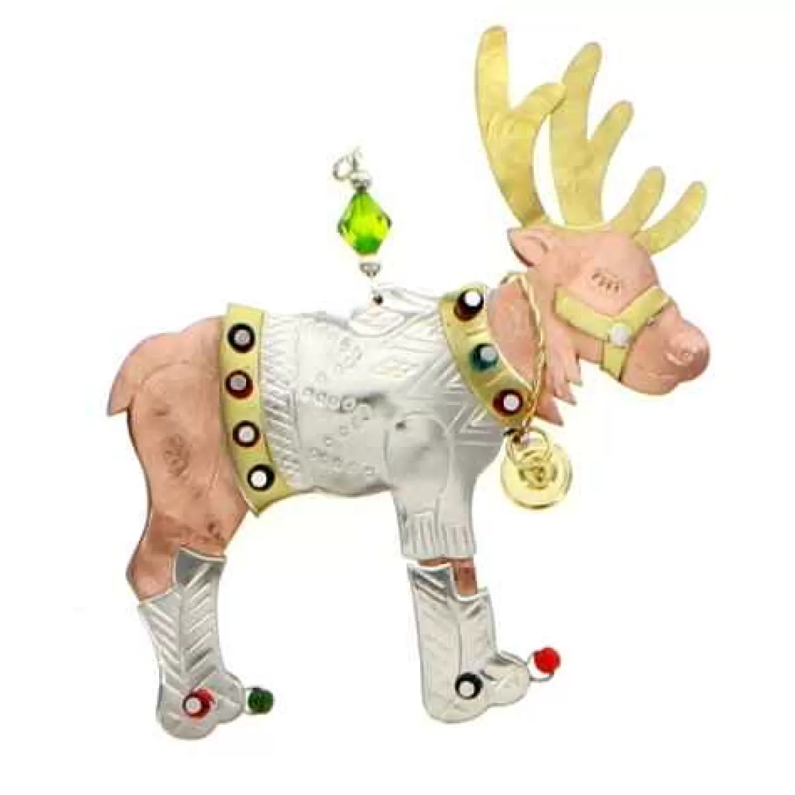 Christmas Place Old Fashioned Deer Ornament Best Sale