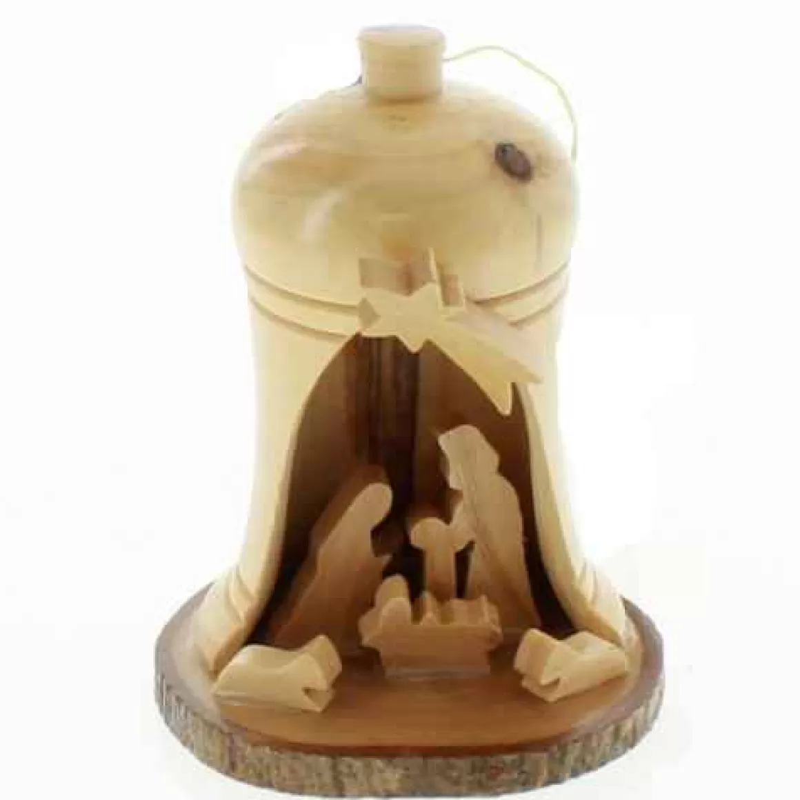 Christmas Place Olive Wood Nativity Bell Shop