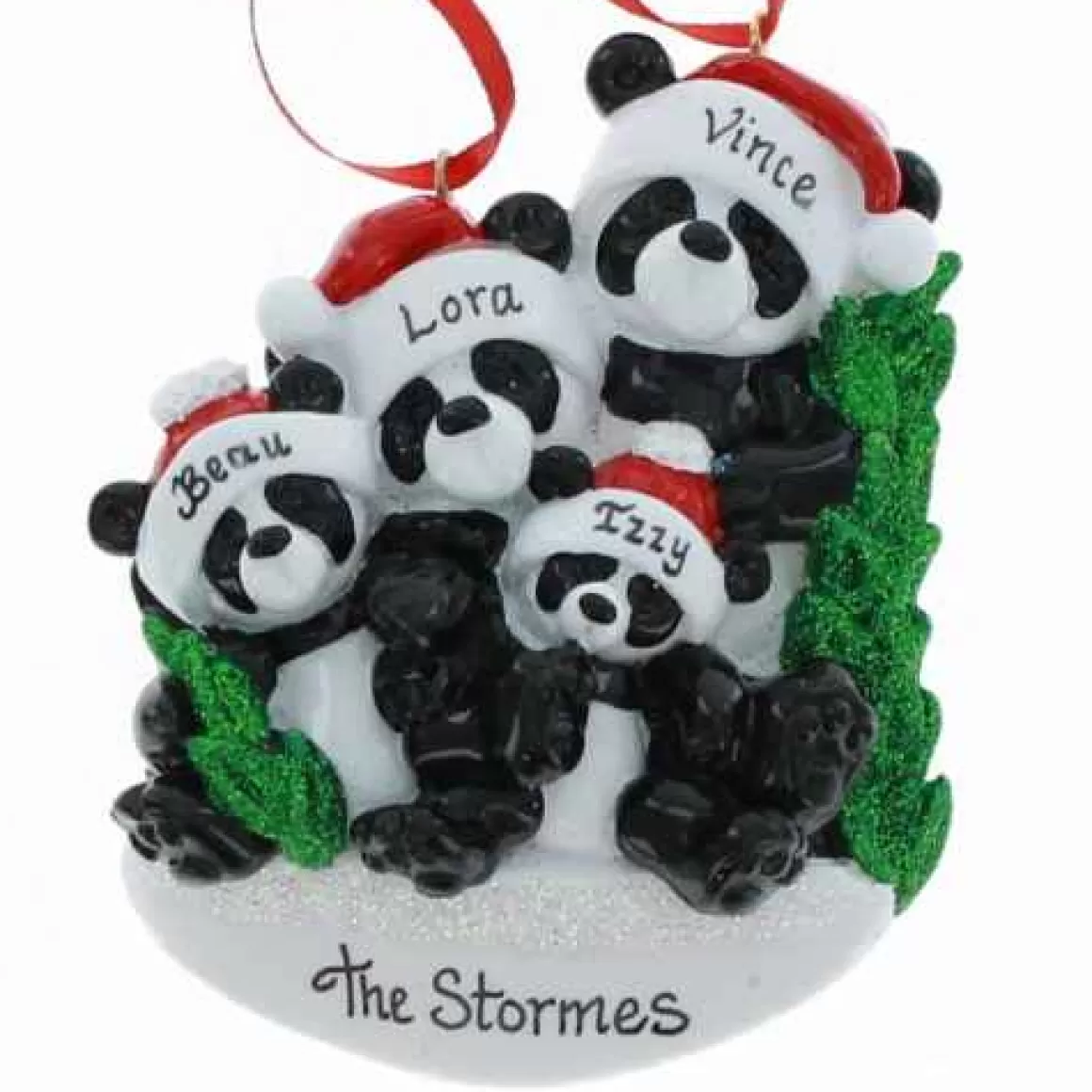 Christmas Place Panda Family Of 4 Store