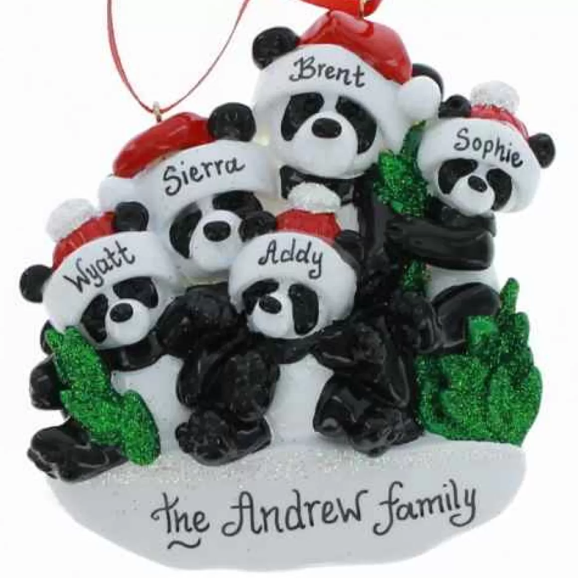 Christmas Place Panda Family Of 5 Discount