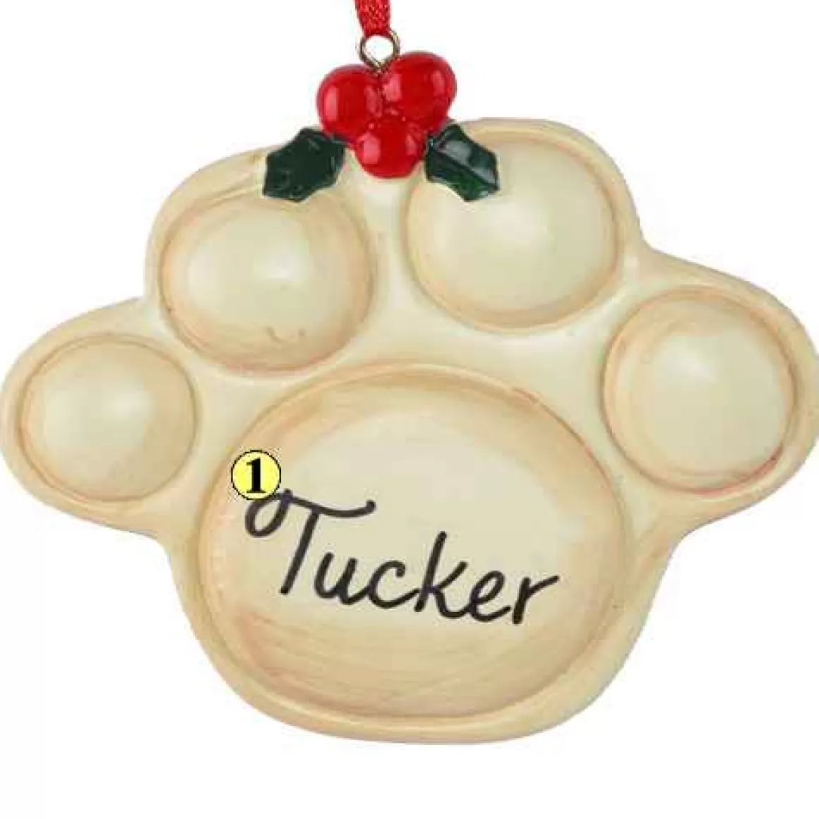 Christmas Place Paw Print Ornament Sale