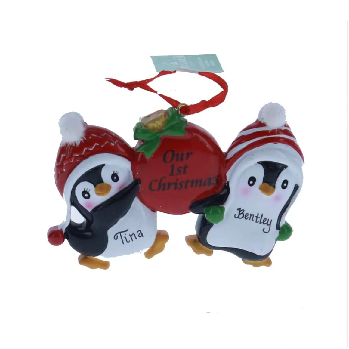 Christmas Place Penguin Couple Our 1St Christmas Ornament Outlet