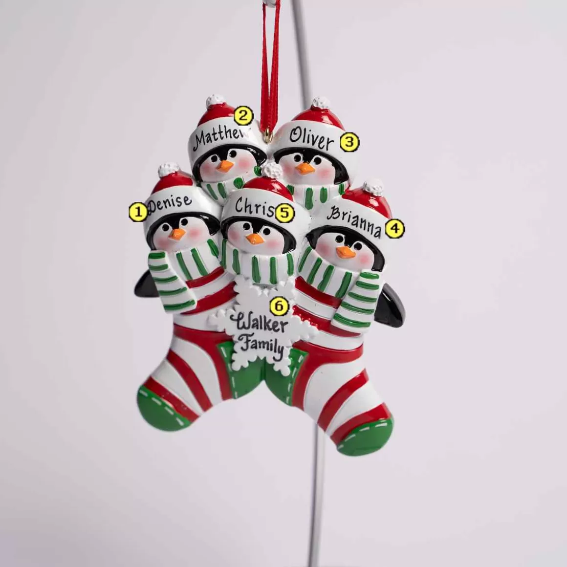 Christmas Place Penguin Stocking Family Of 5 Best