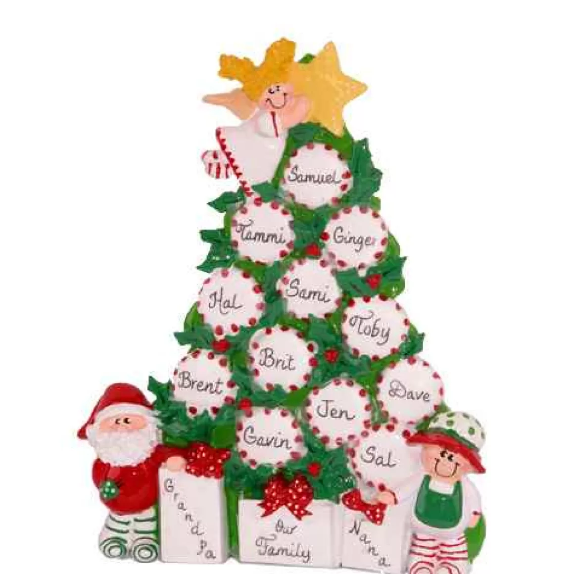 Christmas Place Peppermint Tree Family Of 14 Best