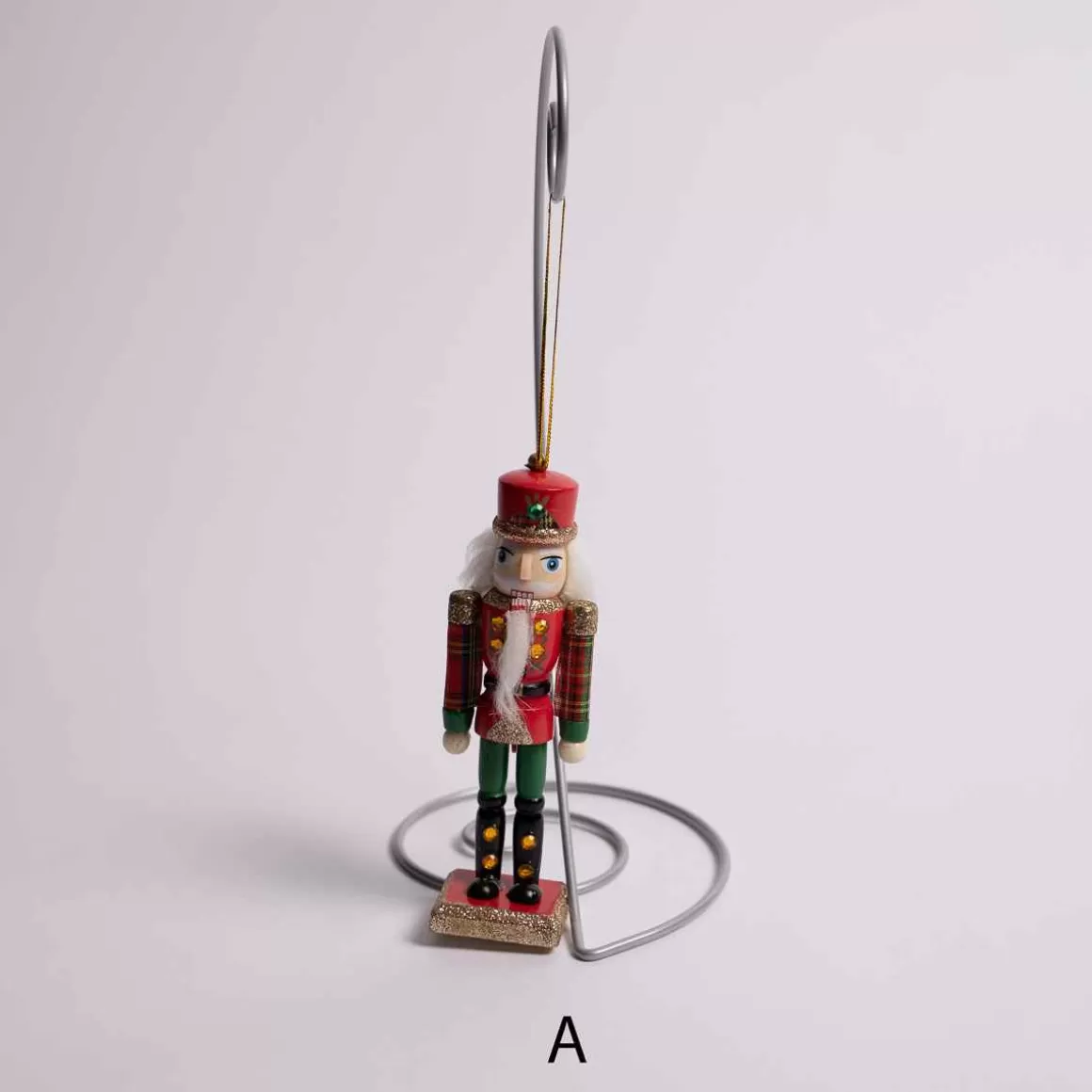 Christmas Place Plaid Nutcracker Ornament Hot