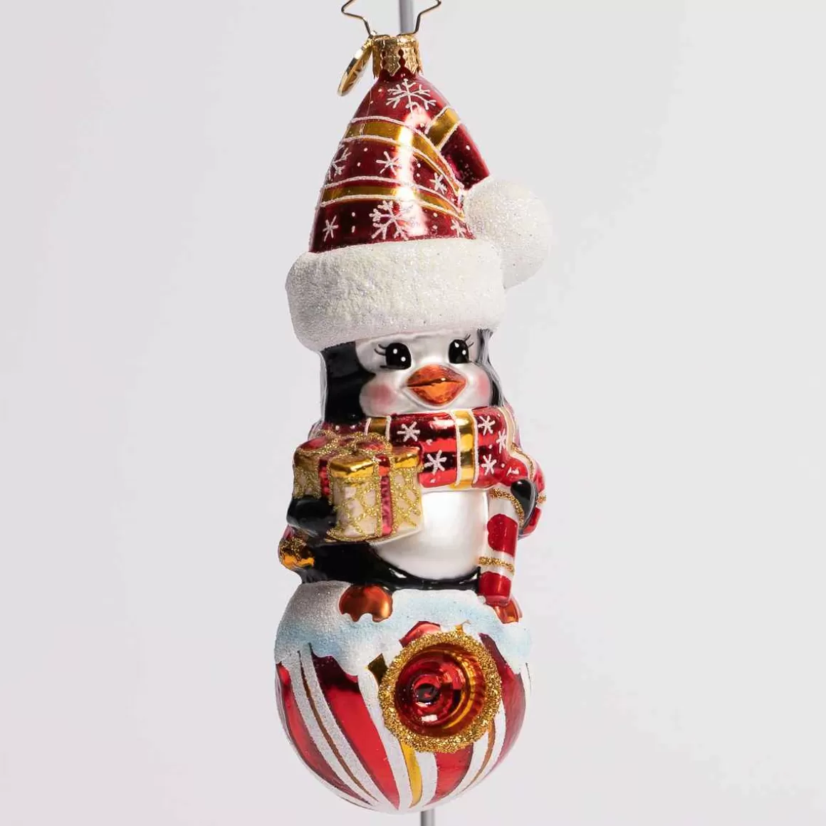 Christmas Place Play It Cool Glass Ornament Clearance