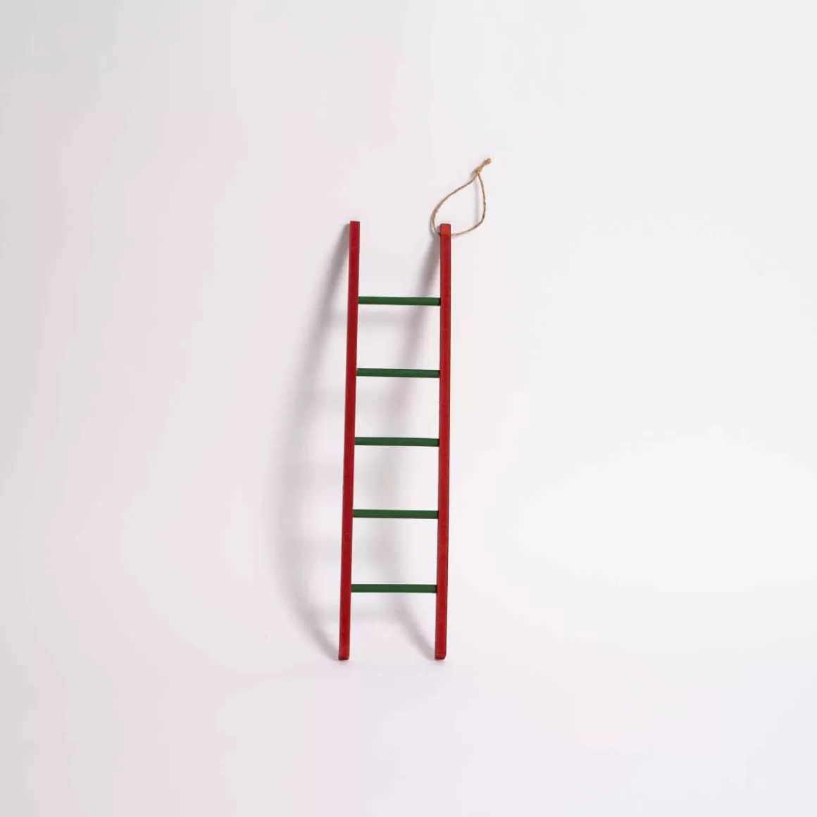 Christmas Place Red And Green Wood Ladder Ornament Store