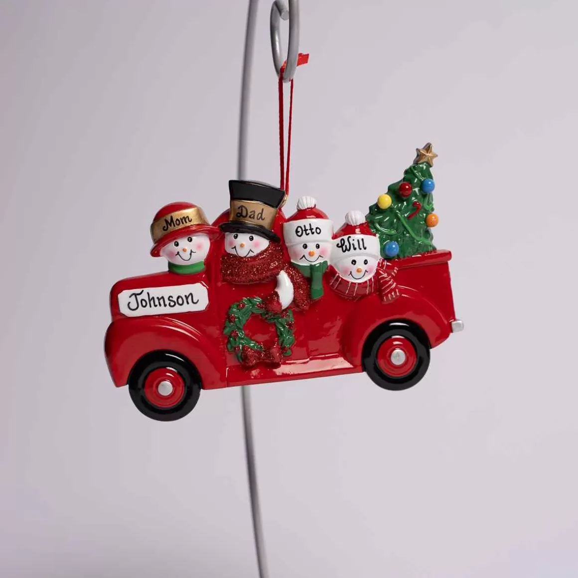 Christmas Place Red Truck Family Of 4 Discount