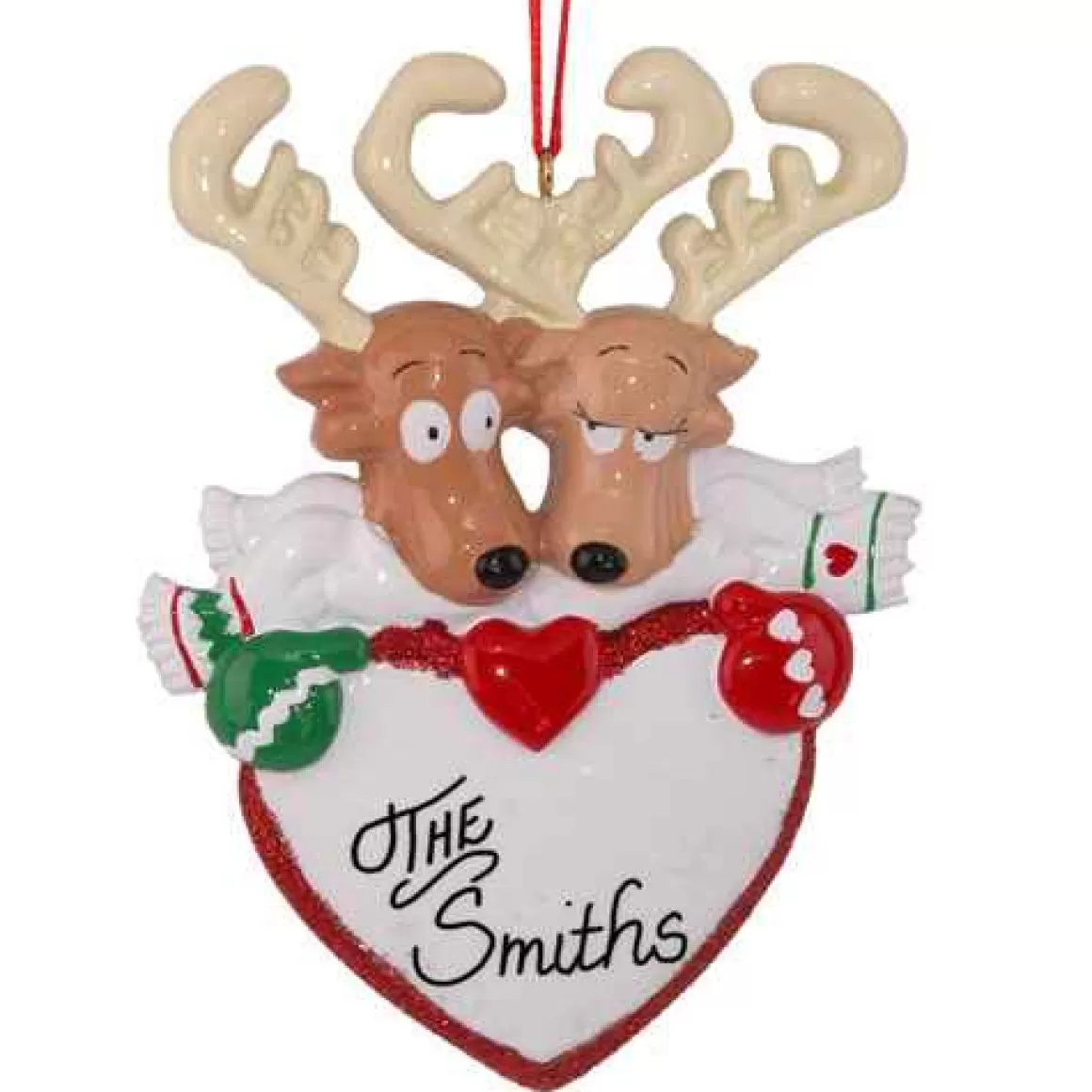 Christmas Place Reindeer Heart Couple Hot